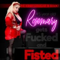 Kinky and big tit 45 year old cougar Rosemary loves to get fucked and deep fisted by a horny toyboy