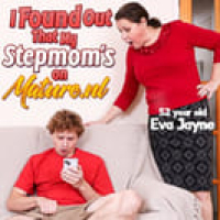 52 year old MILF is a huge star on mature.nl and her stepson just found out and wants to know more