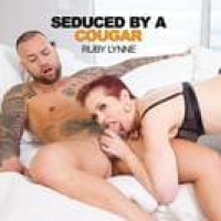 Seductive Cougar Ruby Lynne gets delivered a stiff cock